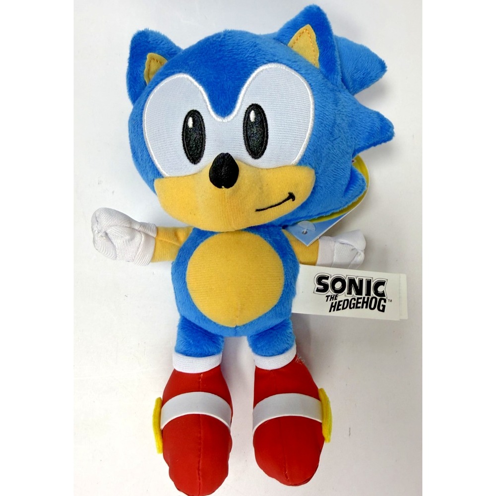 Sonic 10" Plush Sonic The Hedgehog Stuffed Toy Sega New with Tags Rare